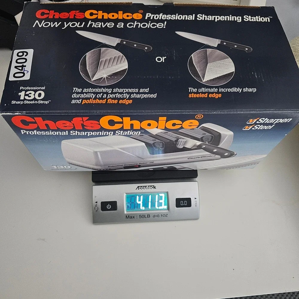 Chef'sChoice 130 Professional Diamond Hone Electric Knife Sharpener Open Box